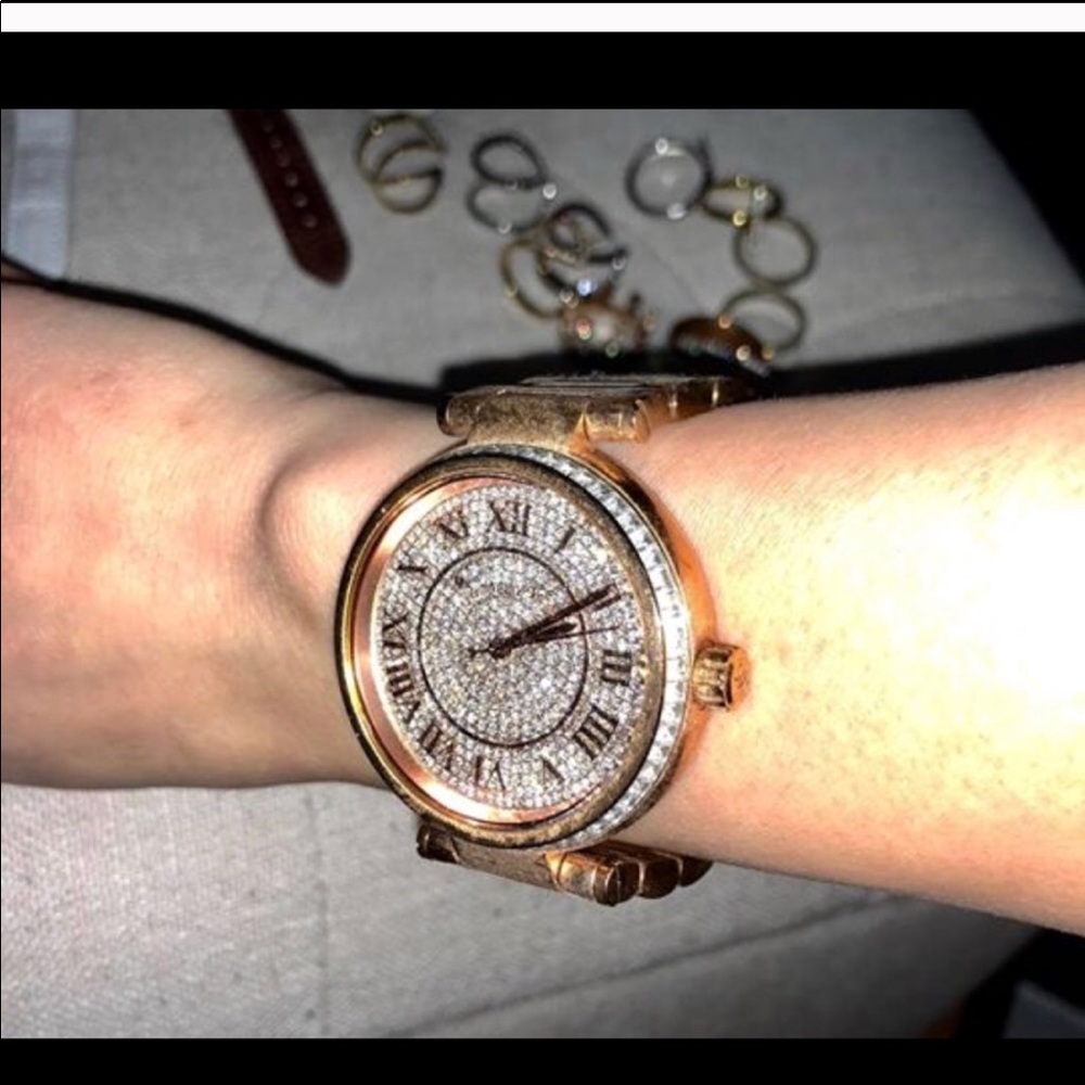 Roles gold with diamonds Micheal kors watch